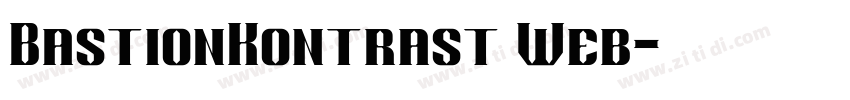 BastionKontrast Web字体转换